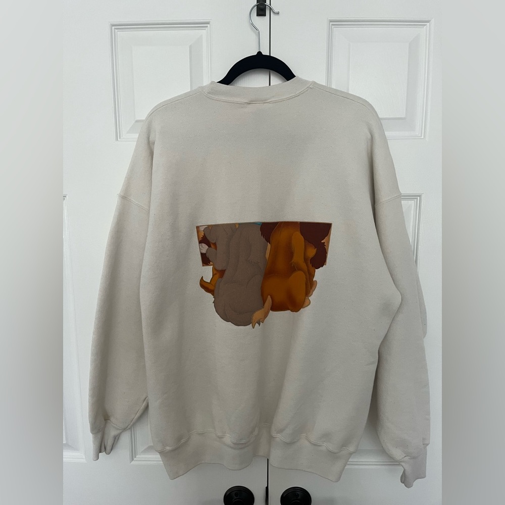 VINTAGE Disney Lady and the Tramp Sweater Size XXL